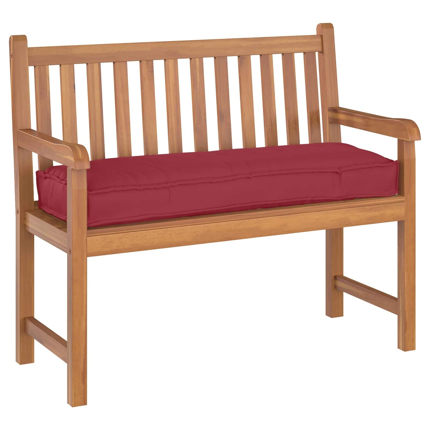 Cuscino Vidaxxl rosso vino 120 x 40 x 8 cm in tessuto oxford