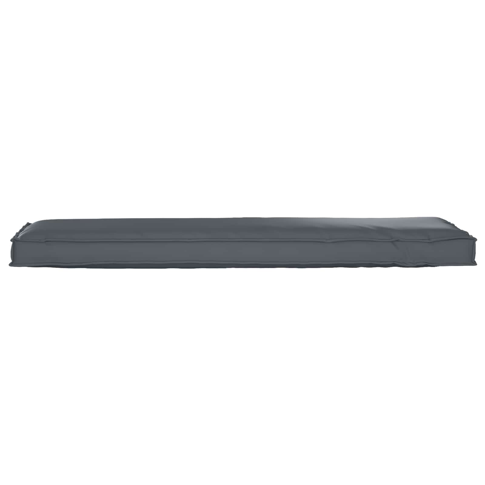 Cuscino Vidaxl antracite 140 x 40 x 8 cm tessuto oxford