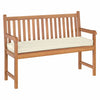 Vidaxl kussen crème 140 x 40 x 8 cm oxford stof