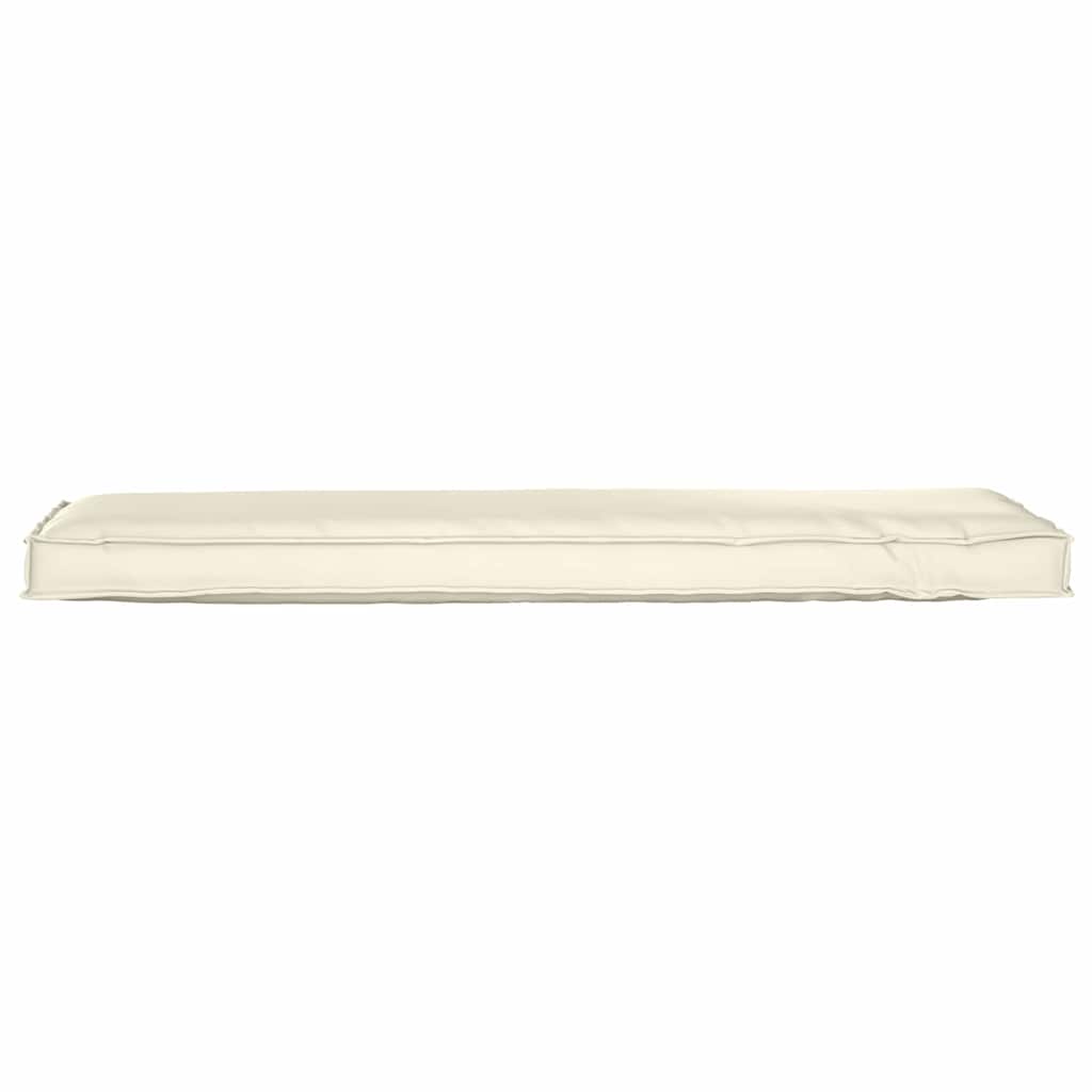Vidaxl kussen crème 140 x 40 x 8 cm oxford stof