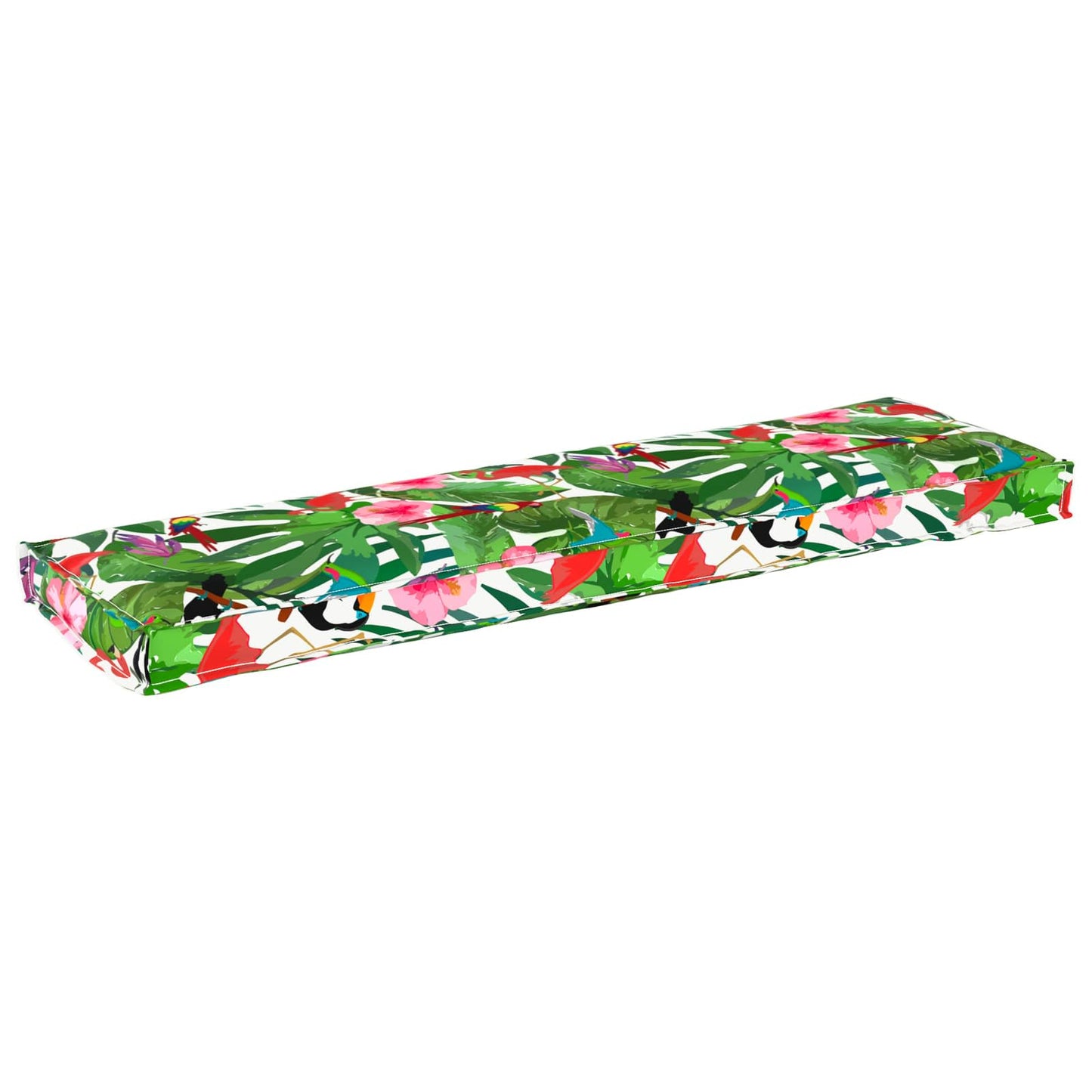 Vidaxx cojín flores multicolor 140 x 40 x 8 cm tela oxford