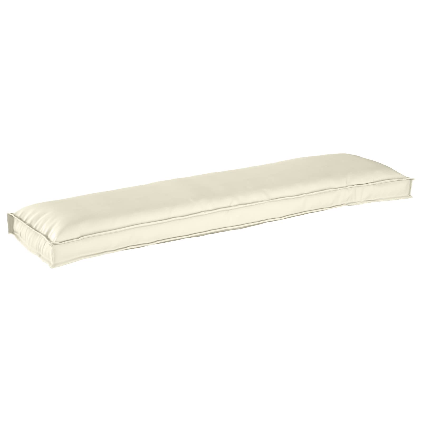 Vidaxl kussen crème 150 x 40 x 8 cm oxford stof