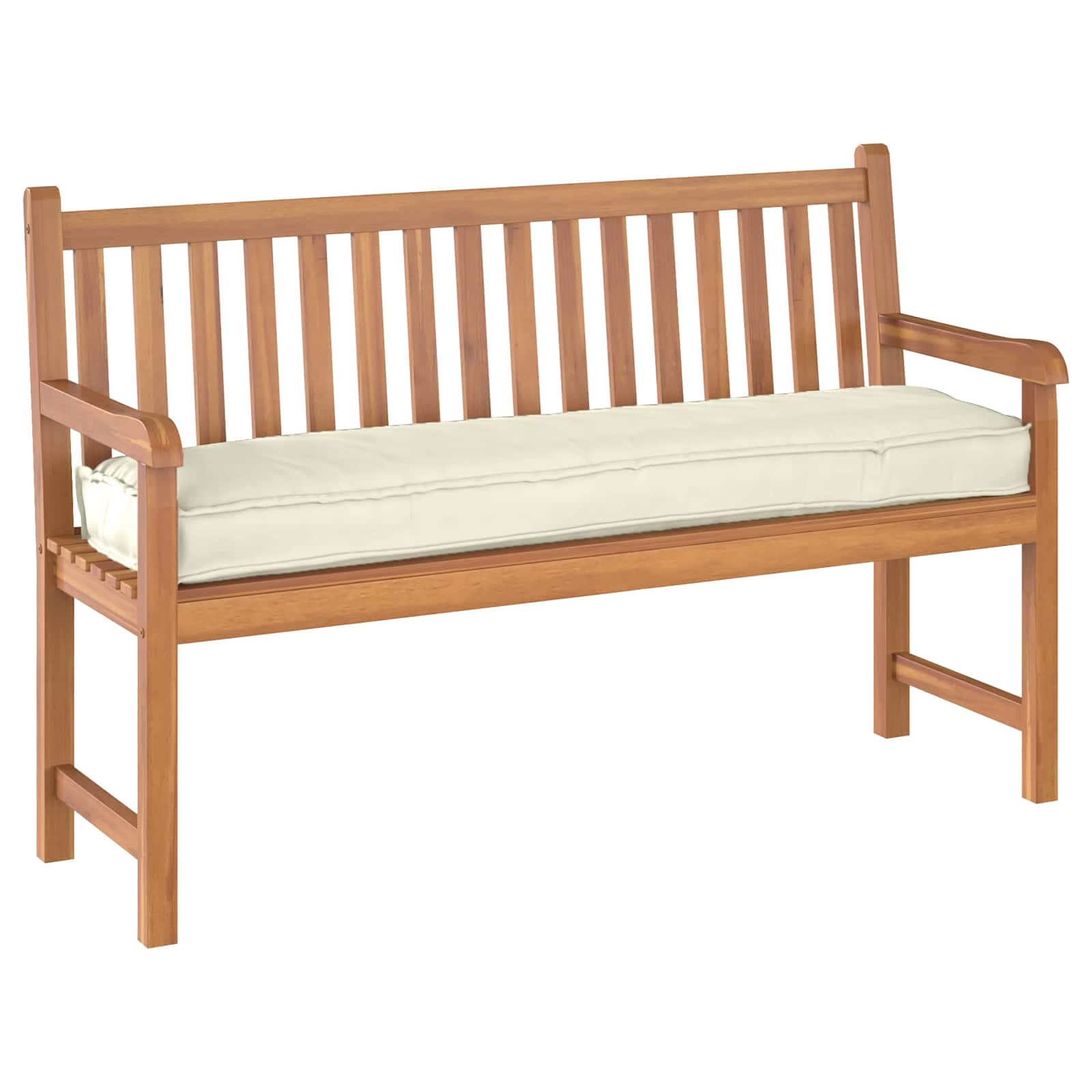 Vidaxl kussen crème 150 x 40 x 8 cm oxford stof