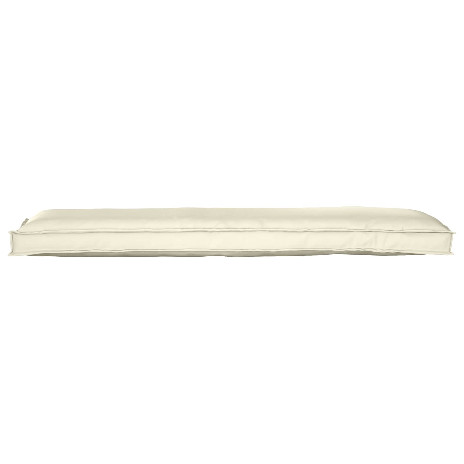 Vidaxl kussen crème 150 x 40 x 8 cm oxford stof