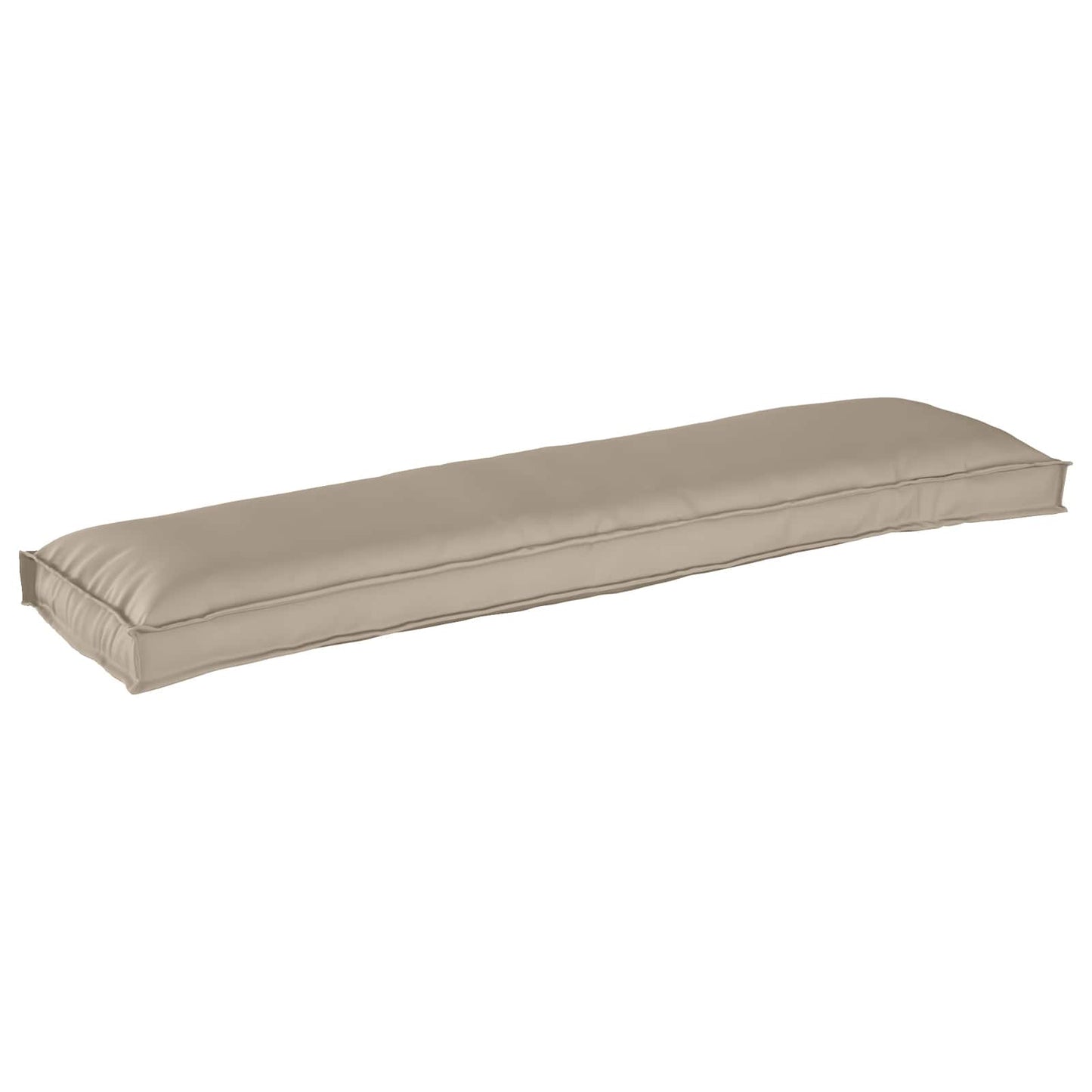 VidaXL cojín gris topo 150 x 40 x 8 cm tela oxford
