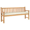 Vidaxl palet kussen crème 180 x 40 x 8 cm oxford stof