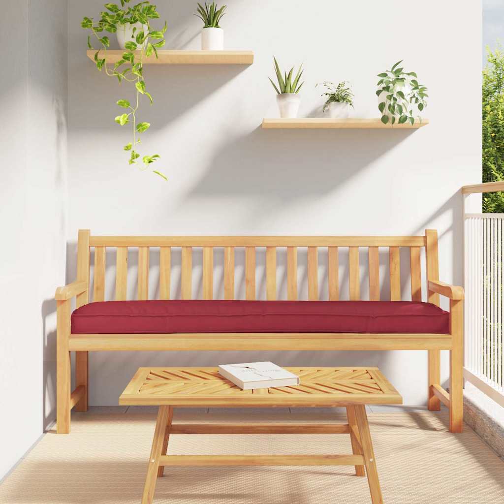 Vidaxx cojín paleta rojo vino 180 x 40 x 8 cm tela oxford