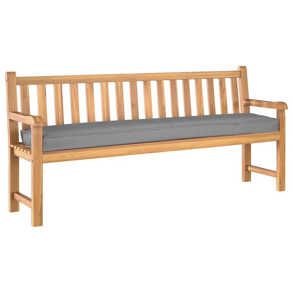 Cuscino palette Vidaxl grigio 200 x 40 x 8 cm in tessuto oxford