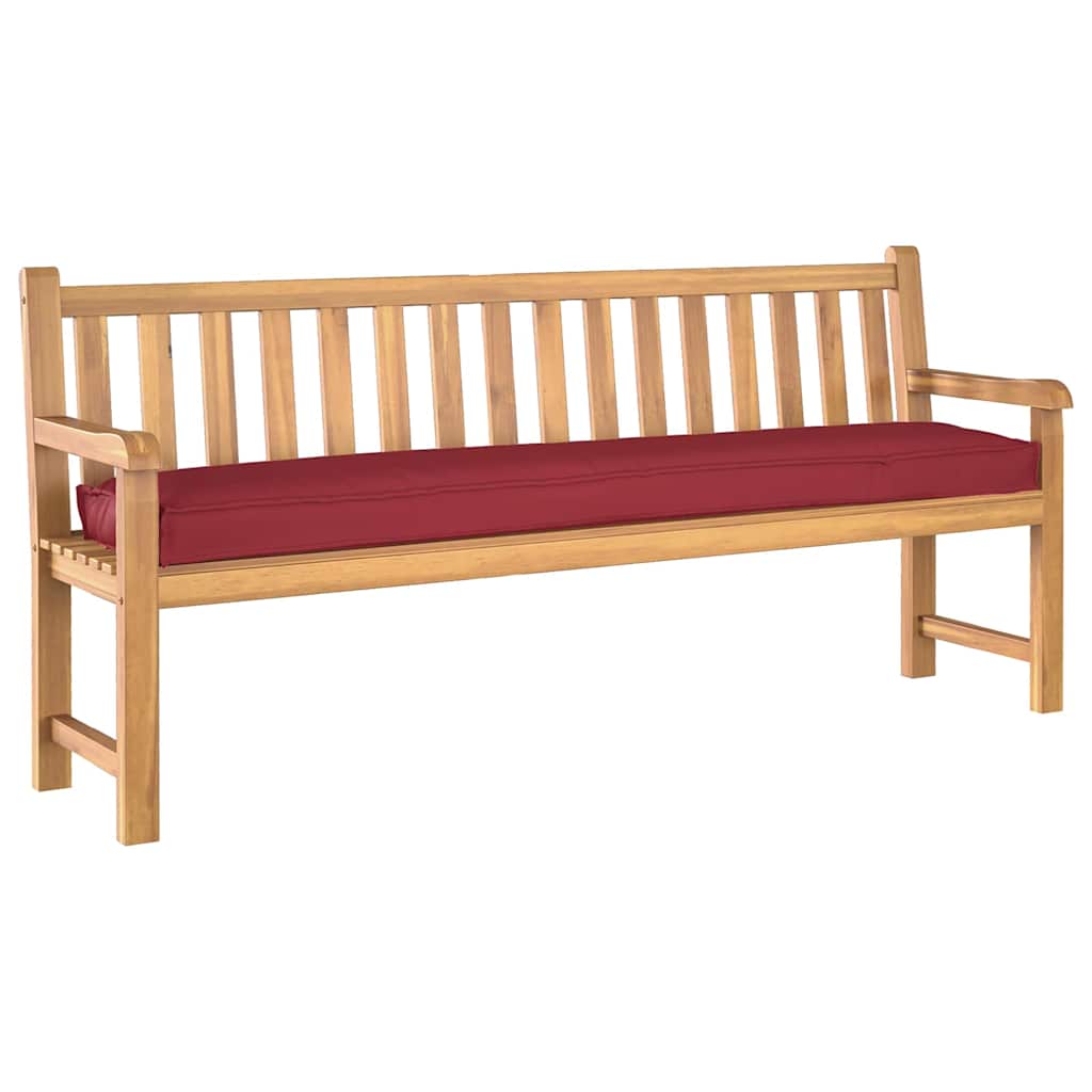 Cuscino tavolozza Vidaxx rosso vino 200 x 40 x 8 cm tessuto oxford