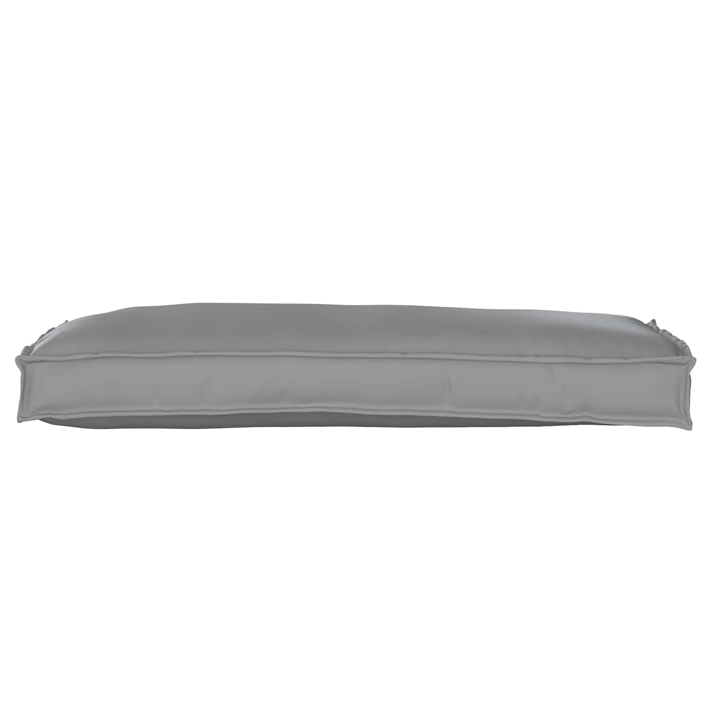 Vidaxl pallet kussen set 2 pcs grijs 100 x 40 x 8 cm oxford stof