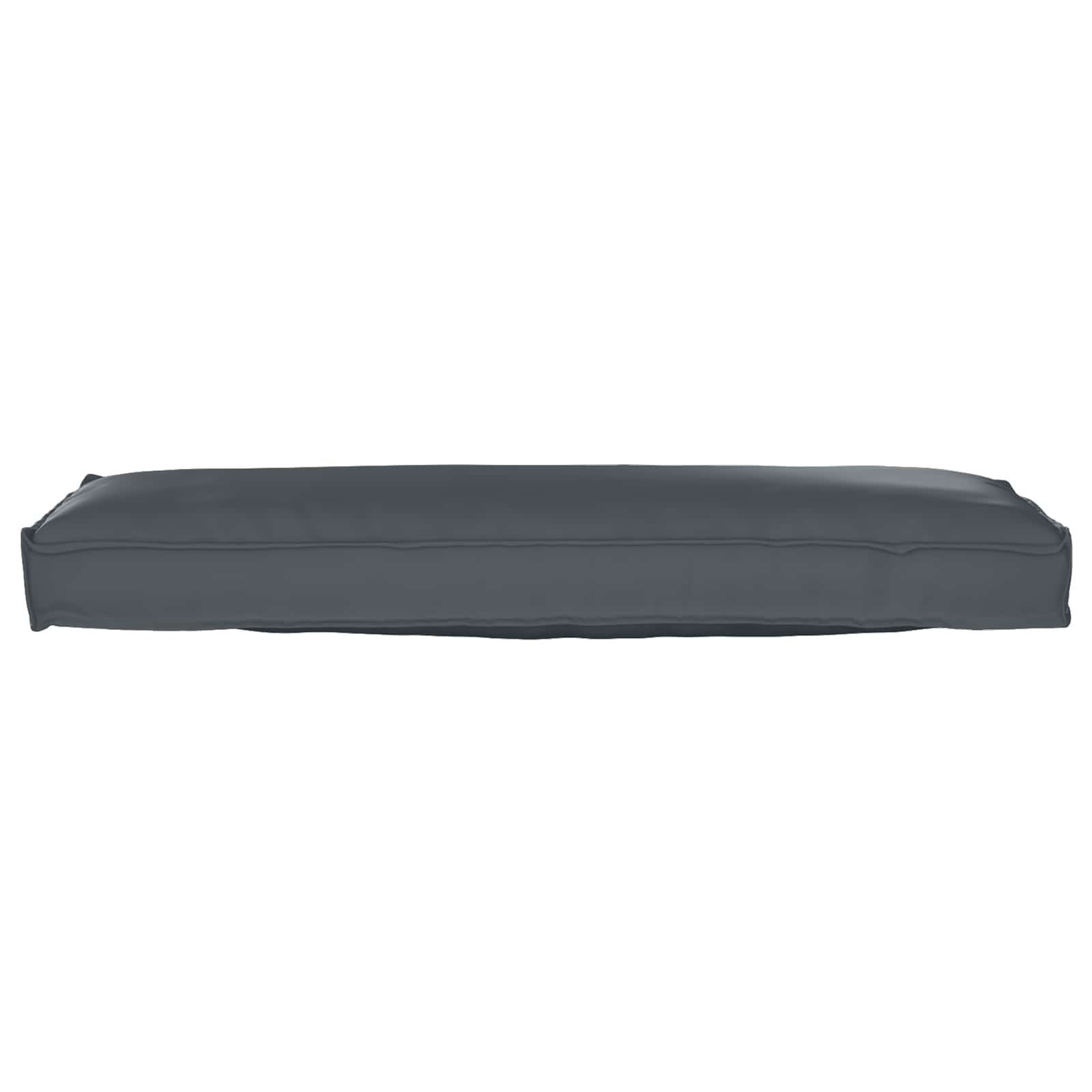 VidaXL set cuscini per pallet 2 pezzi antracite 120 x 40 x 8 cm tessuto oxford