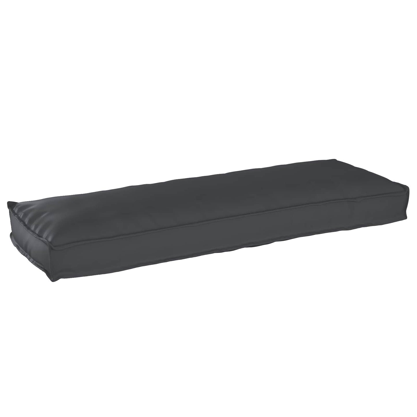Set cuscini per pallet VidaXL 2 pezzi nero 120 x 40 x 8 cm in tessuto oxford