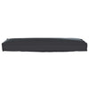 Vidaxl pallet kussen set 2 pcs zwart 120 x 40 x 8 cm oxford stof