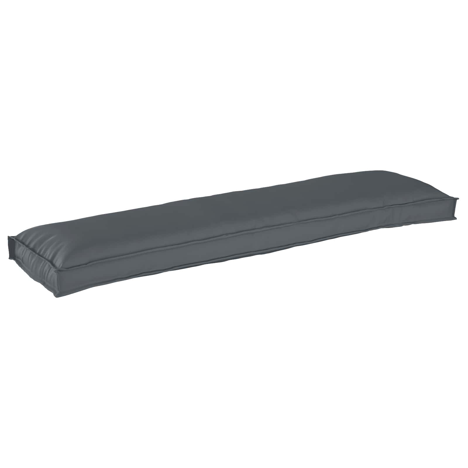 VidaXL set cuscini per pallet 2 pezzi antracite 150 x 40 x 8 cm tessuto oxford