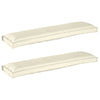 Vidaxl pallet kussen set 2 pcs crème 150 x 40 x 8 cm oxford stof