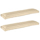 VidaXL juego de cojines para palé 2 piezas beige 150 x 40 x 8 cm tela oxford