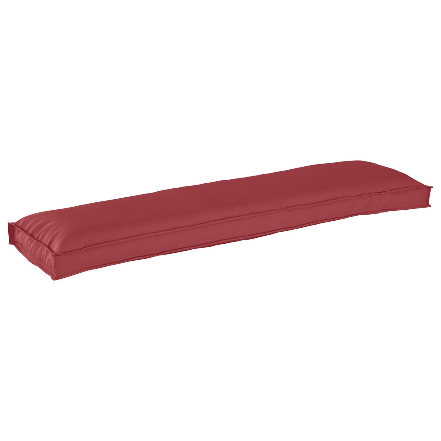VidaXL juego de cojines para palé 2 piezas rojo vino 150 x 40 x 8 cm tela oxford