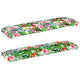 VidaXL set cuscini per pallet 2 pezzi giungla tropicale 150 x 40 x 8 cm