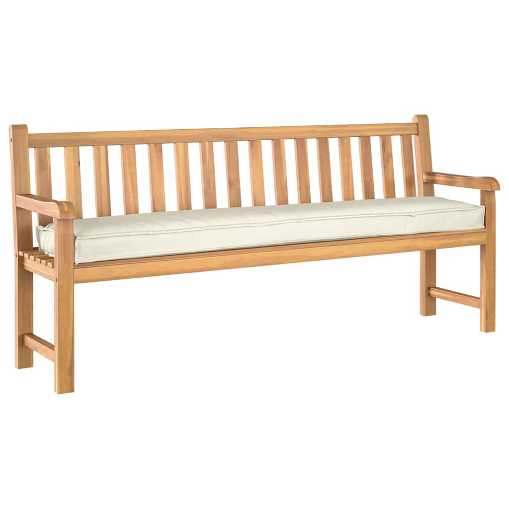 Vidaxl pallet kussen set 2 pcs crème 200 x 40 x 8 cm oxford stof