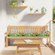 VidaXL set cuscini per pallet 2 pezzi giungla tropicale 200 x 40 x 8 cm