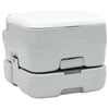 VidaXL inodoro de camping gris y blanco 41,5 x 36,5 x 30 cm polietileno