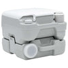 VidaXL inodoro de camping gris y blanco 41,5 x 36,5 x 30 cm polietileno