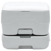 VidaXL inodoro de camping gris y blanco 41,5 x 36,5 x 30 cm polietileno