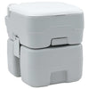 Vidaxl inodoro de camping gris y blanco 41,5 x 36,5 x 42 cm polietileno