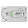 VidaXL lavamanos de camping con ruedas gris 72 x 42 x 103 cm