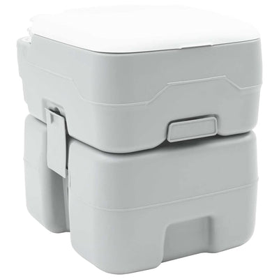 Vidaxl camping toilet grijs 41,5 x 36,5 x 42 cm