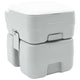 VidaXL inodoro de camping gris 41,5 x 36,5 x 42 cm