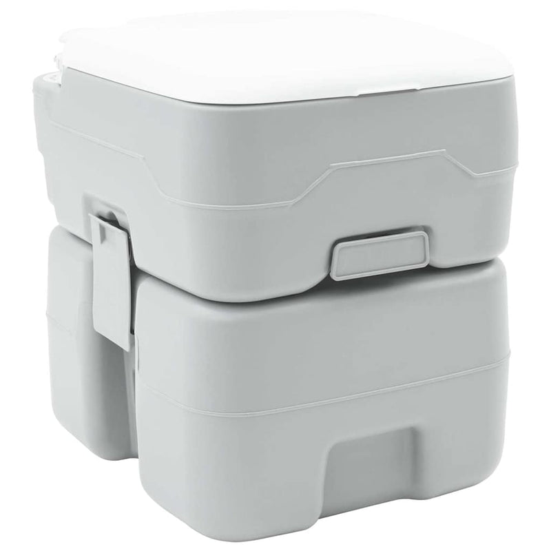 Vidaxl camping toilet grijs 41,5 x 36,5 x 42 cm