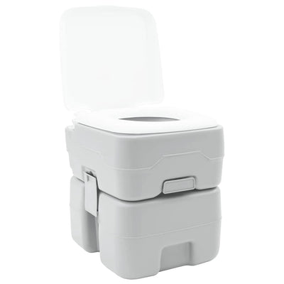 Vidaxl camping toilet grijs 41,5 x 36,5 x 42 cm
