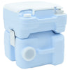 VidaXL inodoro de camping azul 41,5 x 36,5 x 42 cm