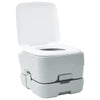Vidaxl camping toilet grijs en wit 41,5 x 36,5 x 30 cm polyetheen