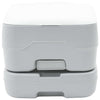 Vidaxl camping toilet grijs en wit 41,5 x 36,5 x 30 cm polyetheen
