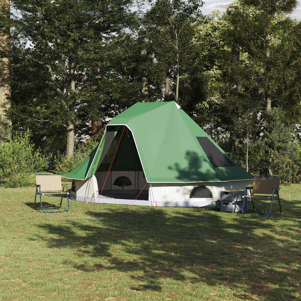 Tienda tipi familiar Vidaxx tipi con techo verde 466 x 310 x 240 cm