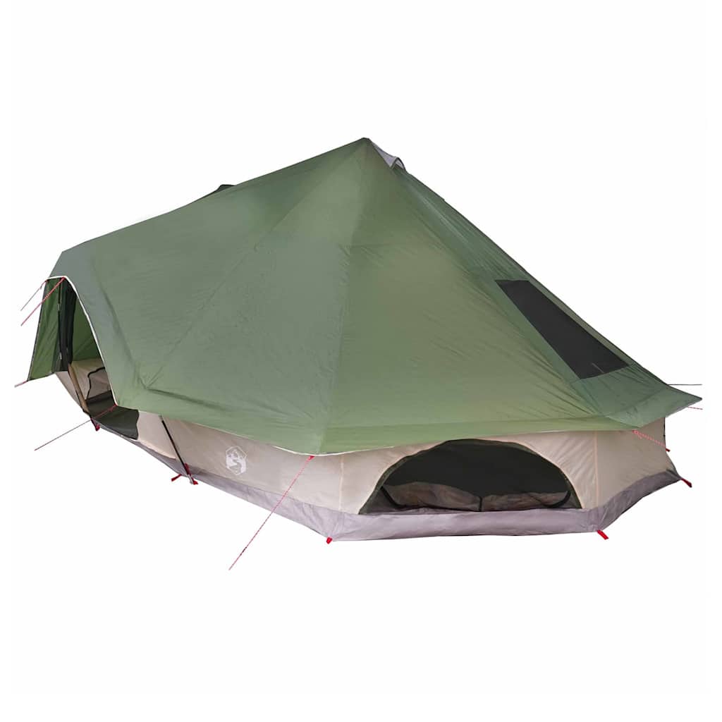 Tienda tipi familiar Vidaxx tipi con techo verde 680 x 430 x 270 cm