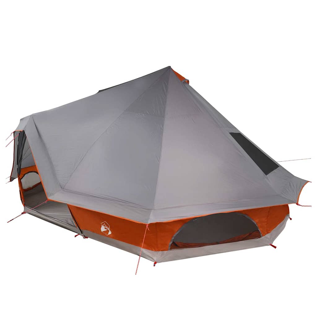 Vidaxx tienda tipi familiar tipi gris y naranja 680 x 430 x 270 cm