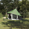 Tenda familiare Vidaxx Teepee con tetto verde 404 x 370 x 270 cm