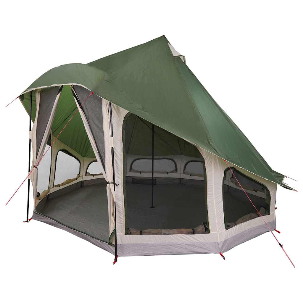 Tienda tipi familiar Vidaxx tipi con techo verde 404 x 370 x 270 cm