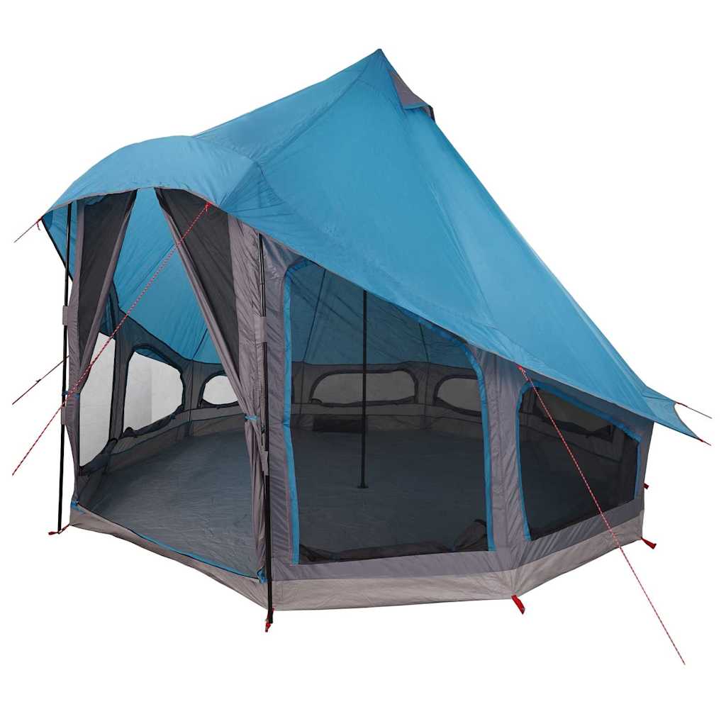Vidaxx tipi familiar tienda tipi con techo azul 404 x 370 x 270 cm