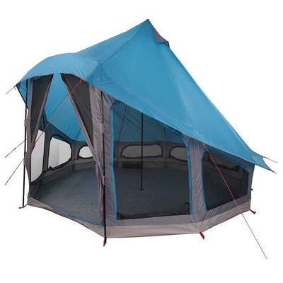 Tenda familiare Vidaxx Teepee con tetto blu 404 x 370 x 270 cm