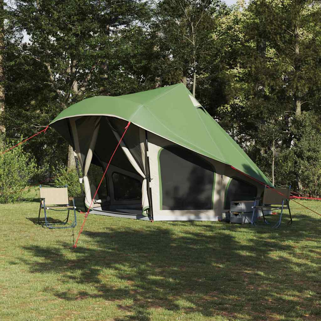 Tienda tipi familiar Vidaxx tipi con techo verde 508 x 470 x 300 cm