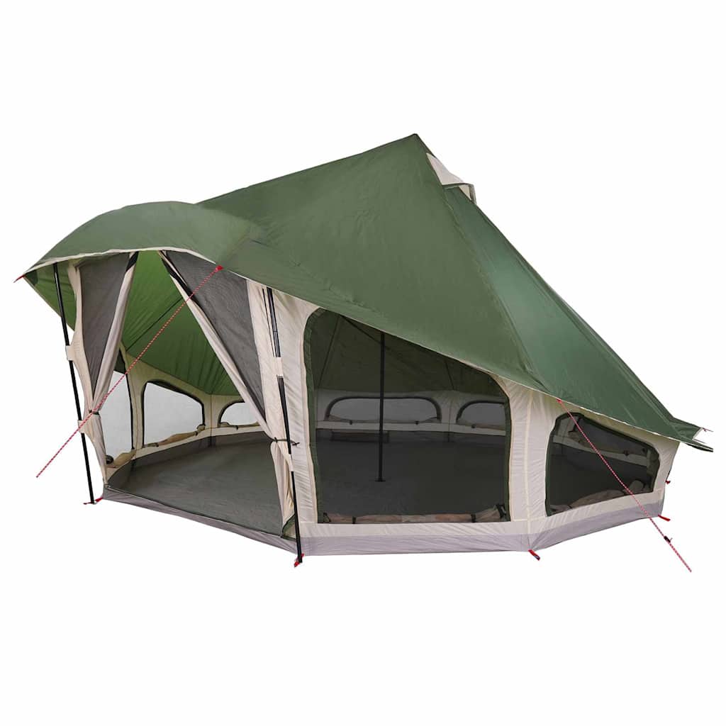 Tienda tipi familiar Vidaxx tipi con techo verde 508 x 470 x 300 cm