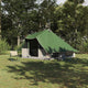Tienda tipi Vidaxx con techo y almacenamiento verde 358 x 296 x 258 cm tafetán
