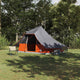 Tienda tipi Vidaxx con techo tafetán gris y naranja 364 x 281 x 257 cm