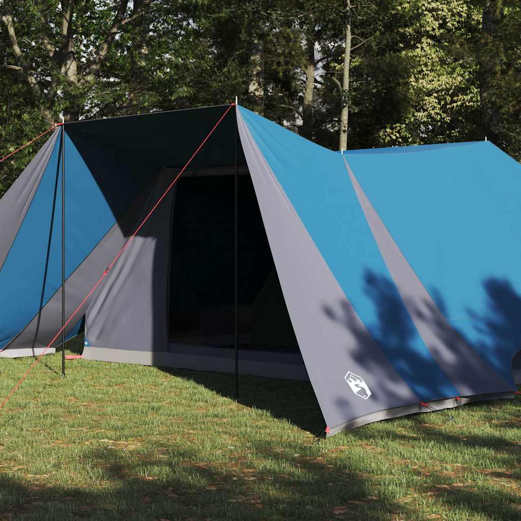 Tienda familiar vidaxx con techo con almacenaje azul y gris 660 x 456 x 200 cm