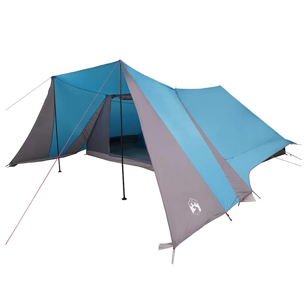 Tienda familiar vidaxx con techo con almacenaje azul y gris 660 x 456 x 200 cm