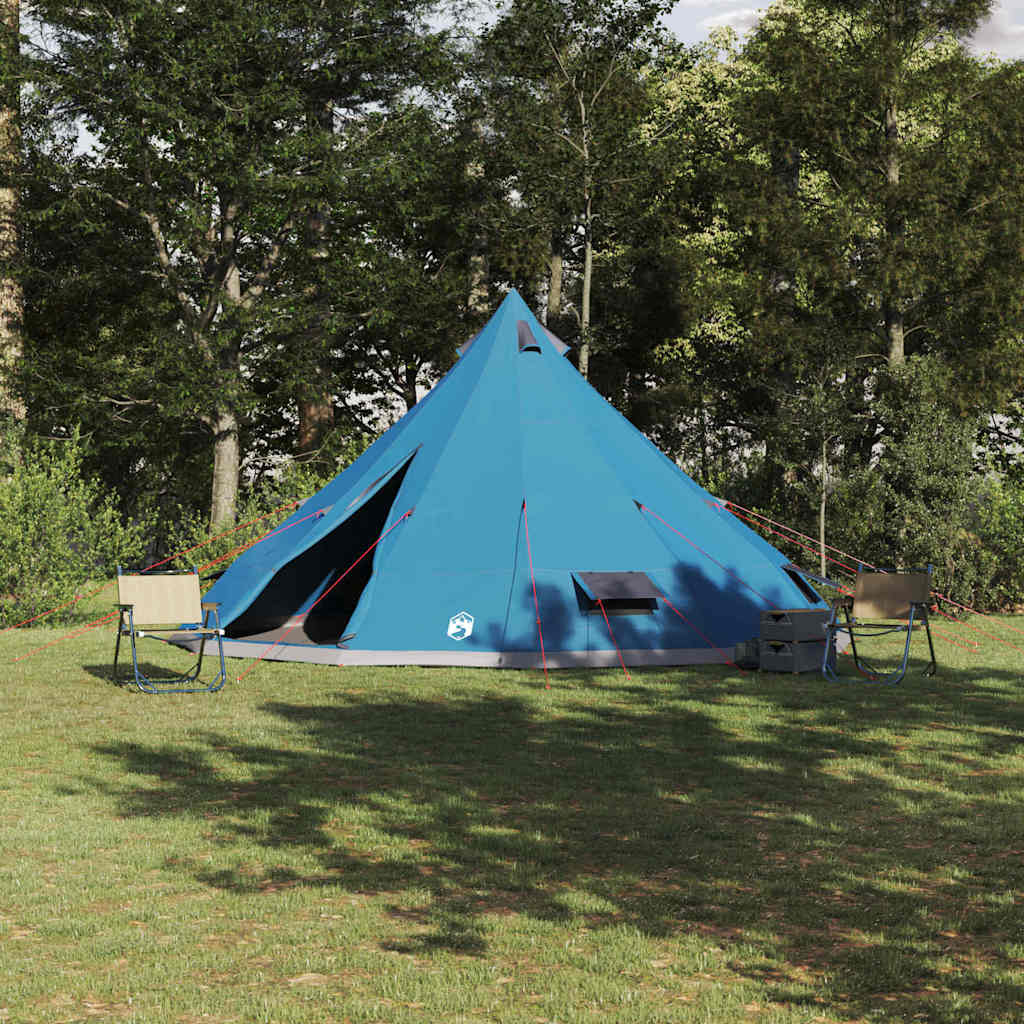 Tienda tipi familiar Vidaxx tipi azul y gris 560 x 560 x 300 cm